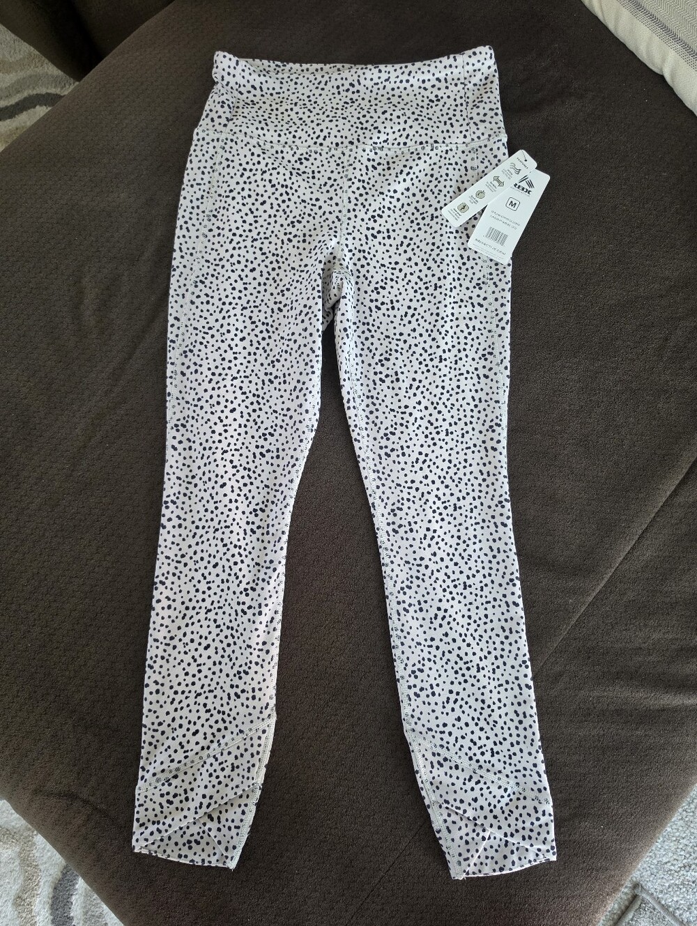 NWT RBX Dalmatian Cheetah Leopard Print Leggings Medium Athleisure Coquette